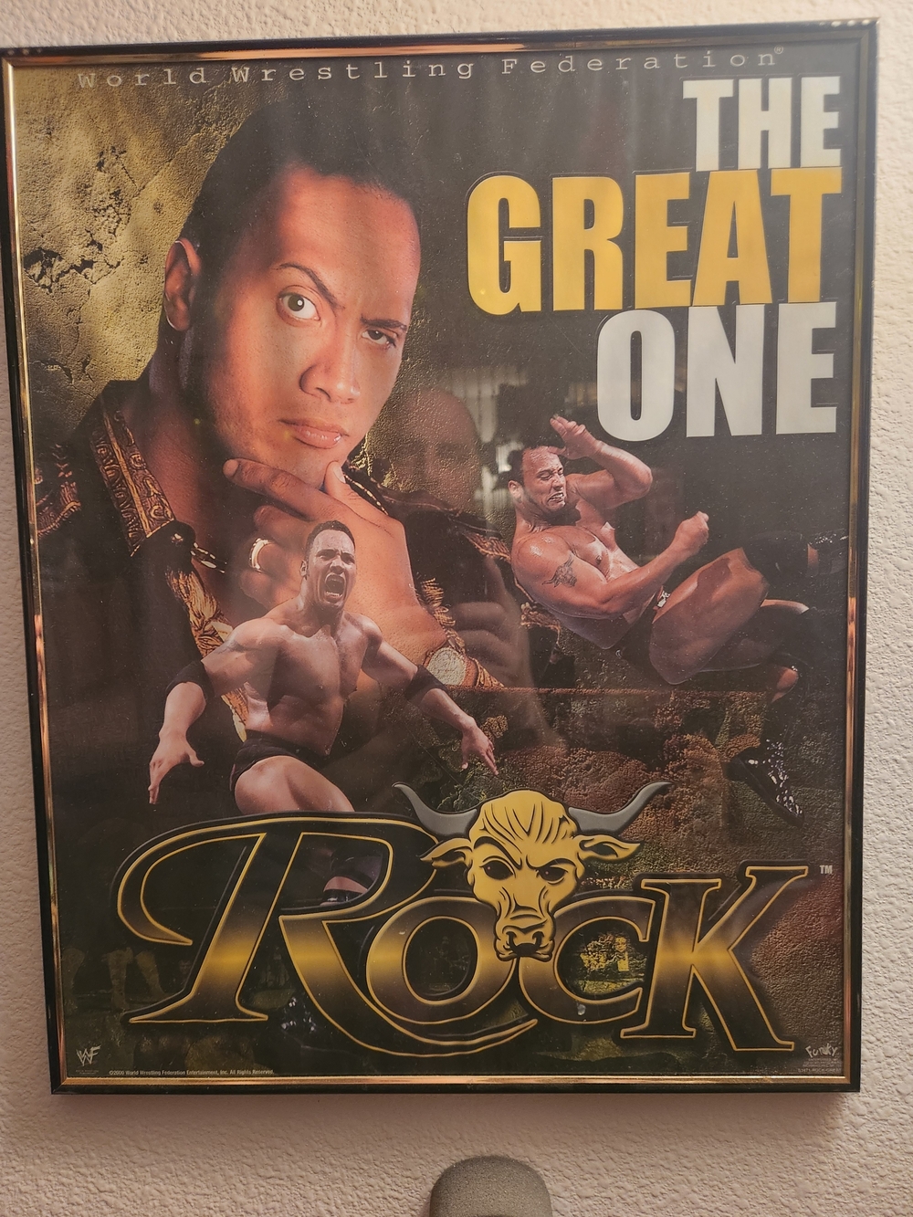 The Great One Action Figure Poster - Gold & Black